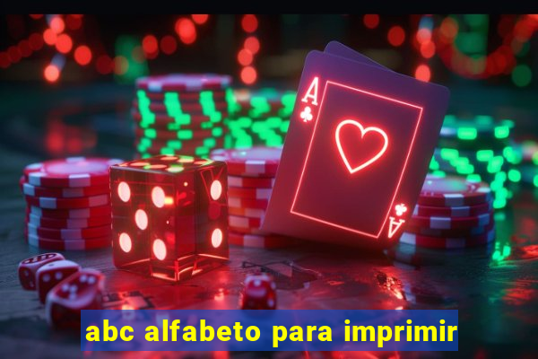 abc alfabeto para imprimir