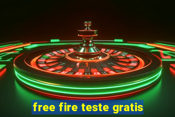 free fire teste gratis