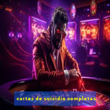 cartas de suicidio completas