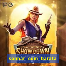 sonhar com barata no jogo do bicho