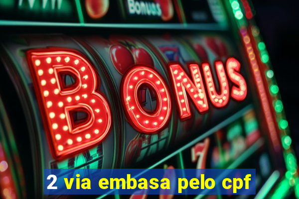 2 via embasa pelo cpf