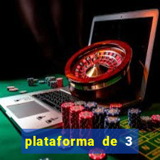 plataforma de 3 reais jogo