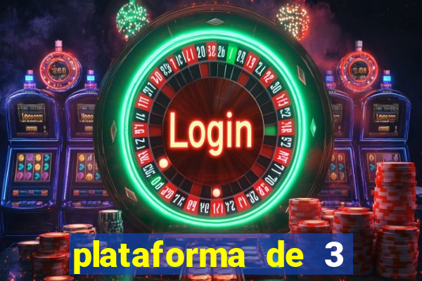 plataforma de 3 reais jogo