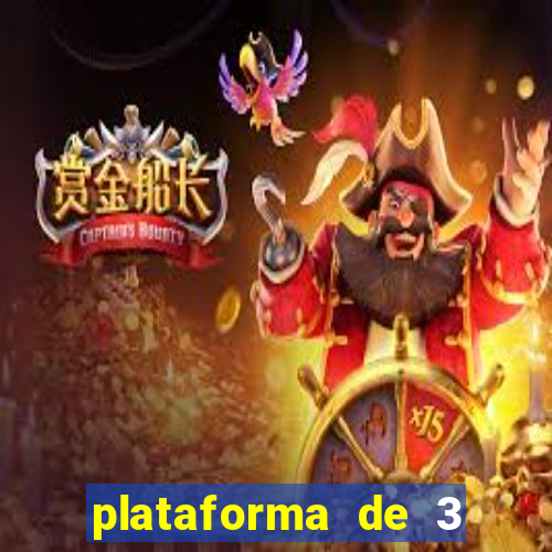 plataforma de 3 reais jogo