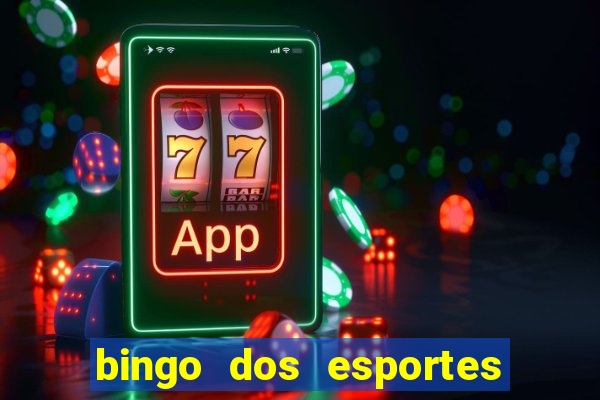 bingo dos esportes para imprimir