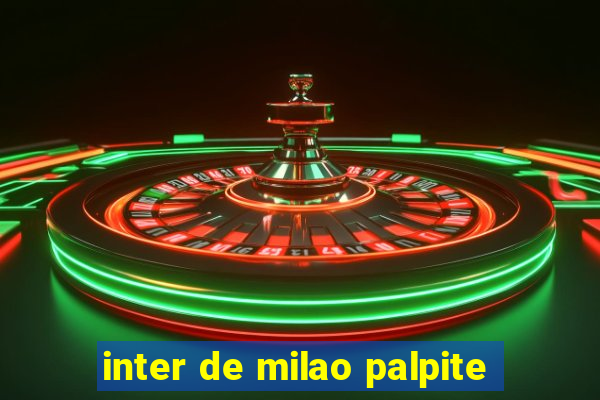 inter de milao palpite