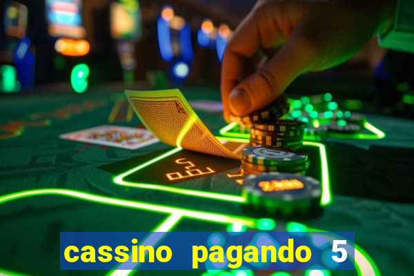 cassino pagando 5 reais no cadastro