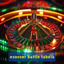 esoccer battle tabela