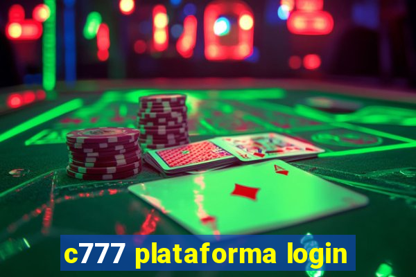 c777 plataforma login