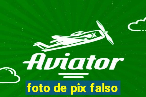 foto de pix falso