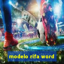 modelo rifa word