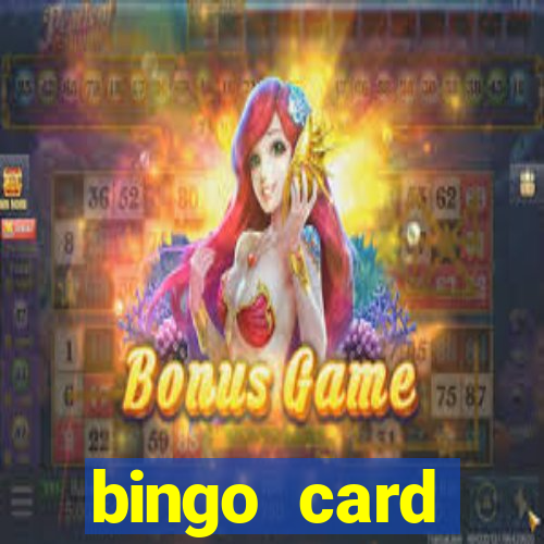 bingo card generator with pictures