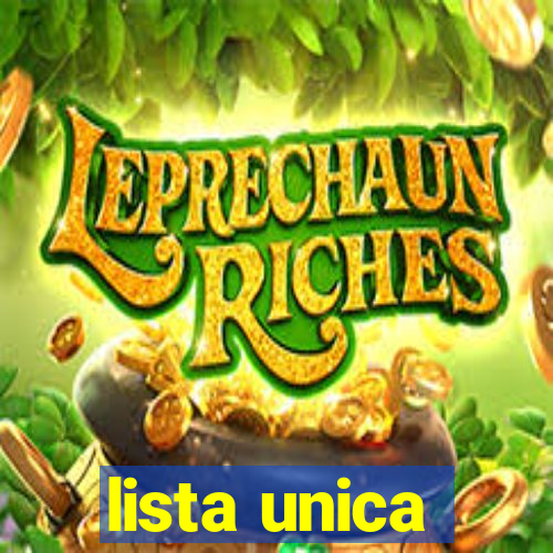 lista unica