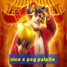 nice x psg palpite