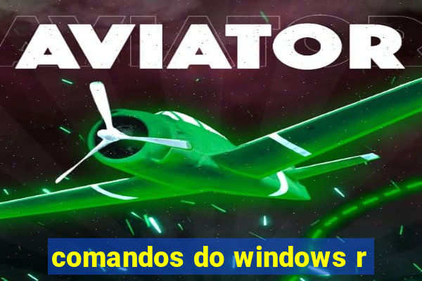 comandos do windows r