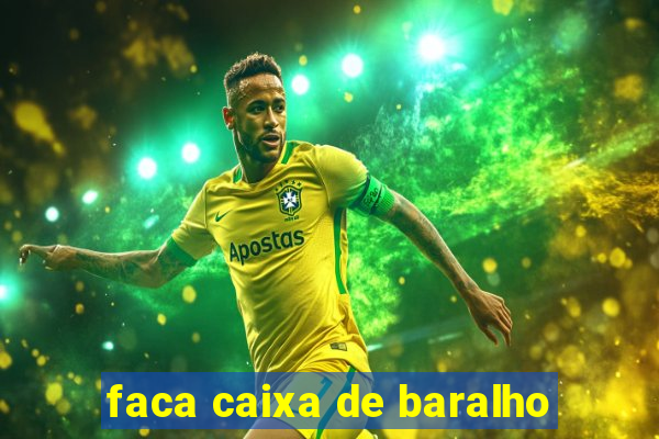 faca caixa de baralho