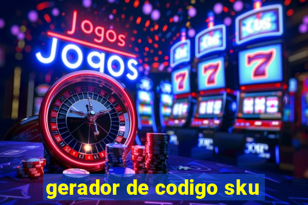 gerador de codigo sku