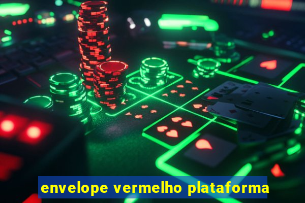 envelope vermelho plataforma