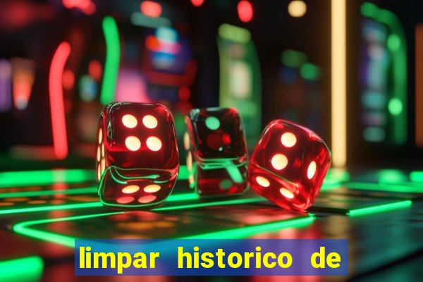 limpar historico de apostas bet365