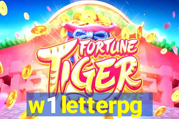 w1 letterpg