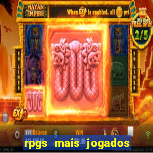 rpgs mais jogados do mundo