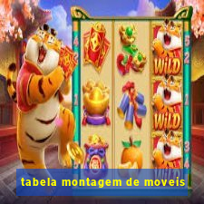 tabela montagem de moveis