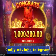 mily novinha telegram