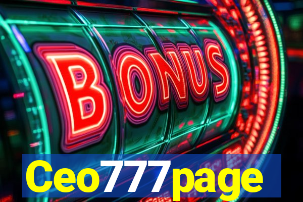 Ceo777page