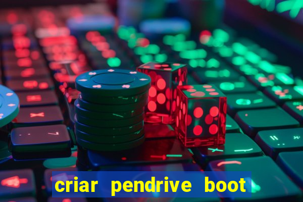 criar pendrive boot windows 10