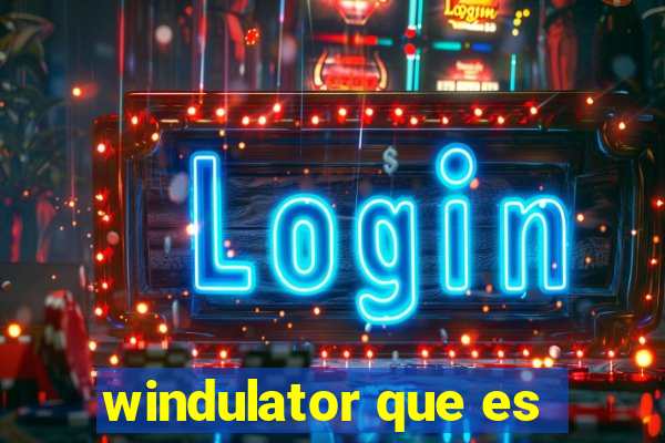 windulator que es