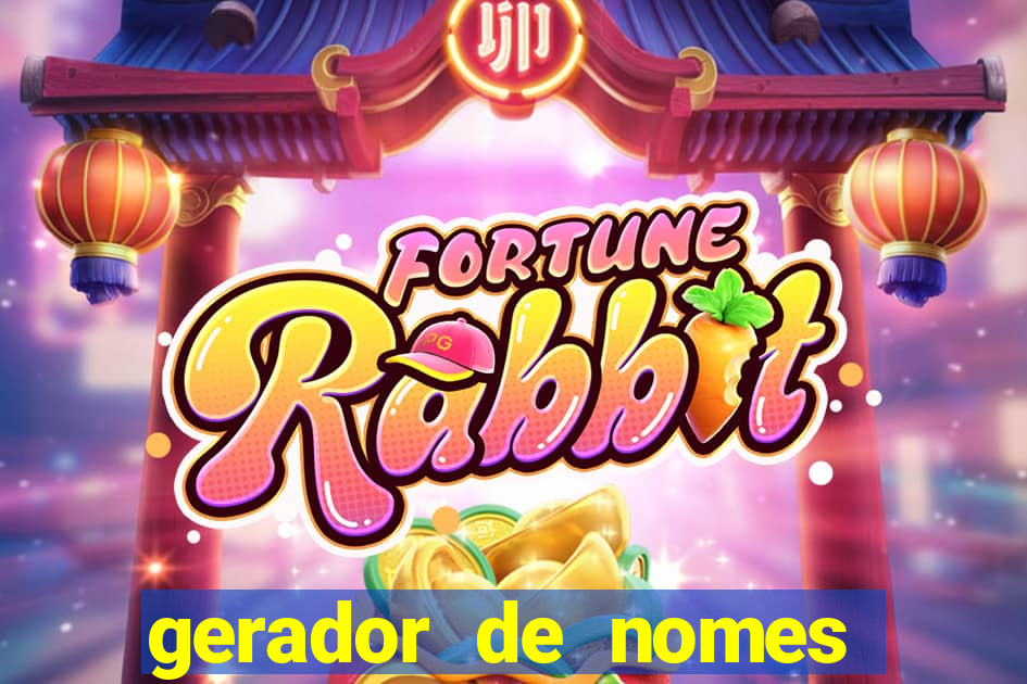 gerador de nomes para jogos