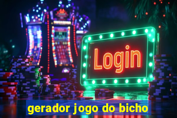 gerador jogo do bicho