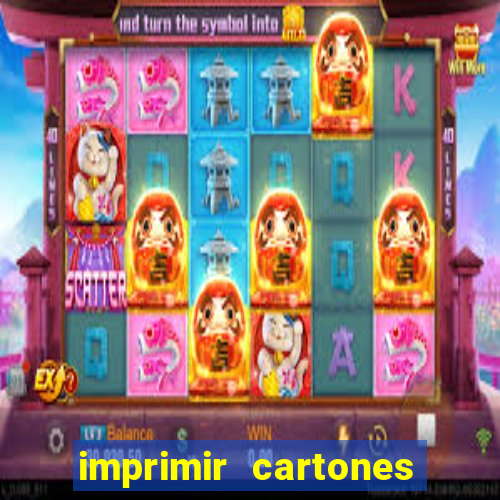 imprimir cartones de bingo