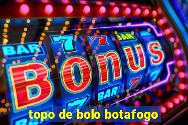 topo de bolo botafogo