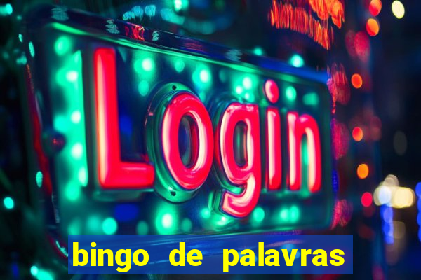 bingo de palavras de natal