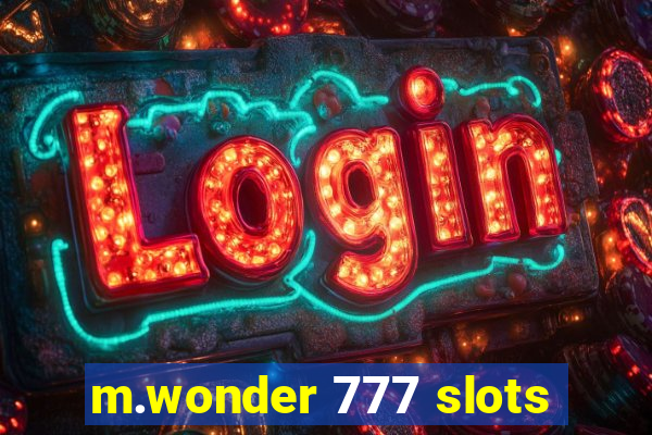 m.wonder 777 slots