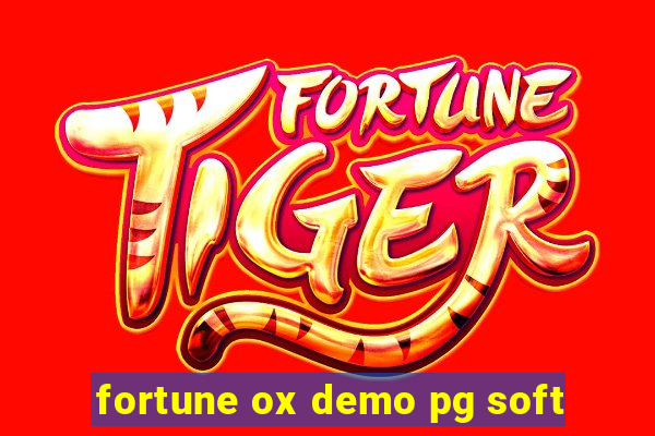 fortune ox demo pg soft