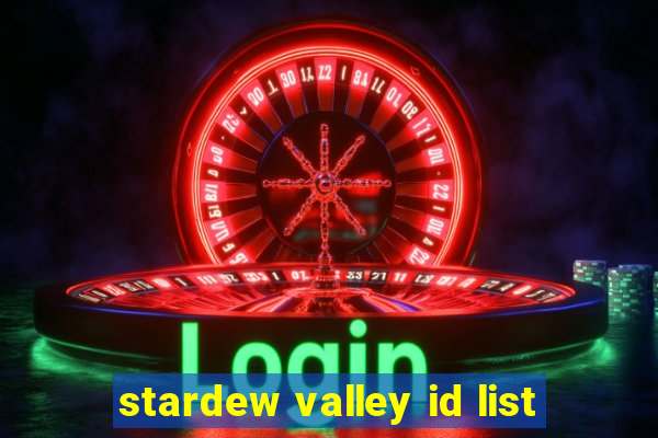 stardew valley id list