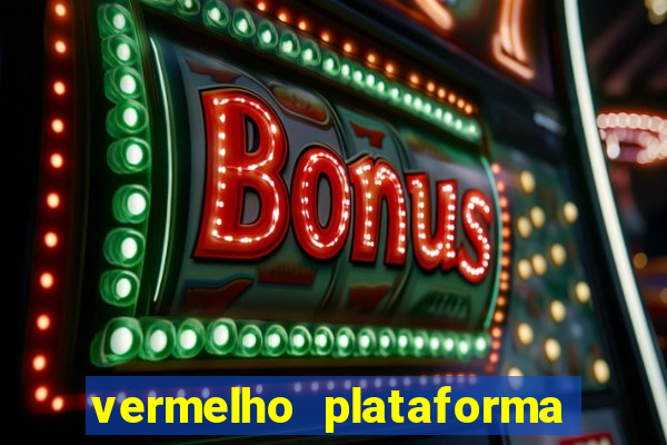 vermelho plataforma de jogos