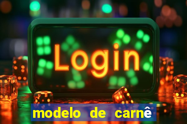 modelo de carnê de pagamento word