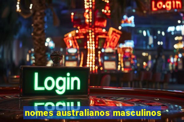 nomes australianos masculinos