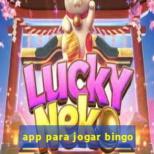 app para jogar bingo