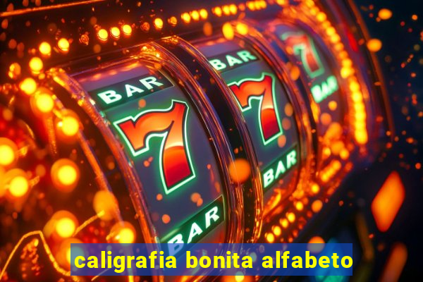 caligrafia bonita alfabeto