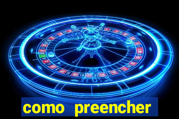 como preencher recibo de pagamento