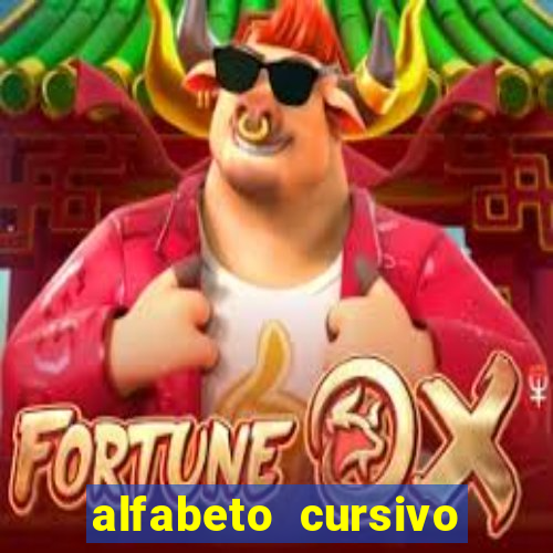 alfabeto cursivo pontilhado para imprimir pdf