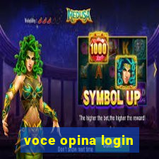 voce opina login