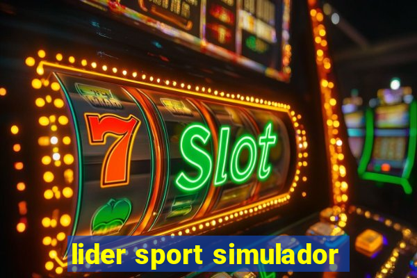 lider sport simulador