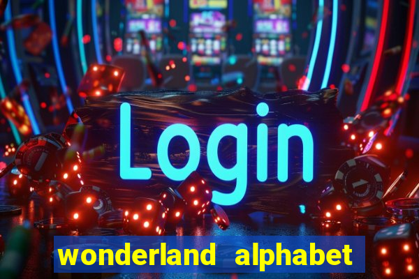 wonderland alphabet comic studio