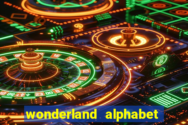 wonderland alphabet comic studio