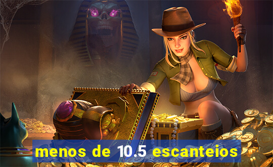 menos de 10.5 escanteios